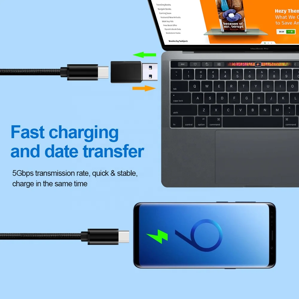 
 USB-C Женский USB Male адаптер Type A порт зарядное устройство Кабельный соединитель для iPhone 11 12 Pro Max, маленький размер, Samsung Galaxy Note10 S20  