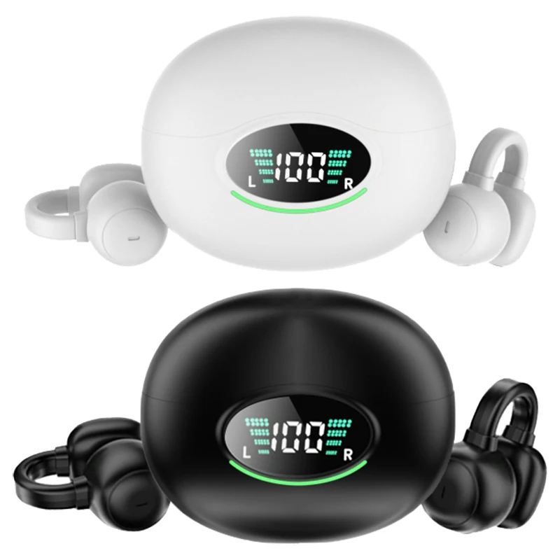 YYK-Q86 Ear Clip Sports Wireless Earbuds - 6 Hours Talk Time
