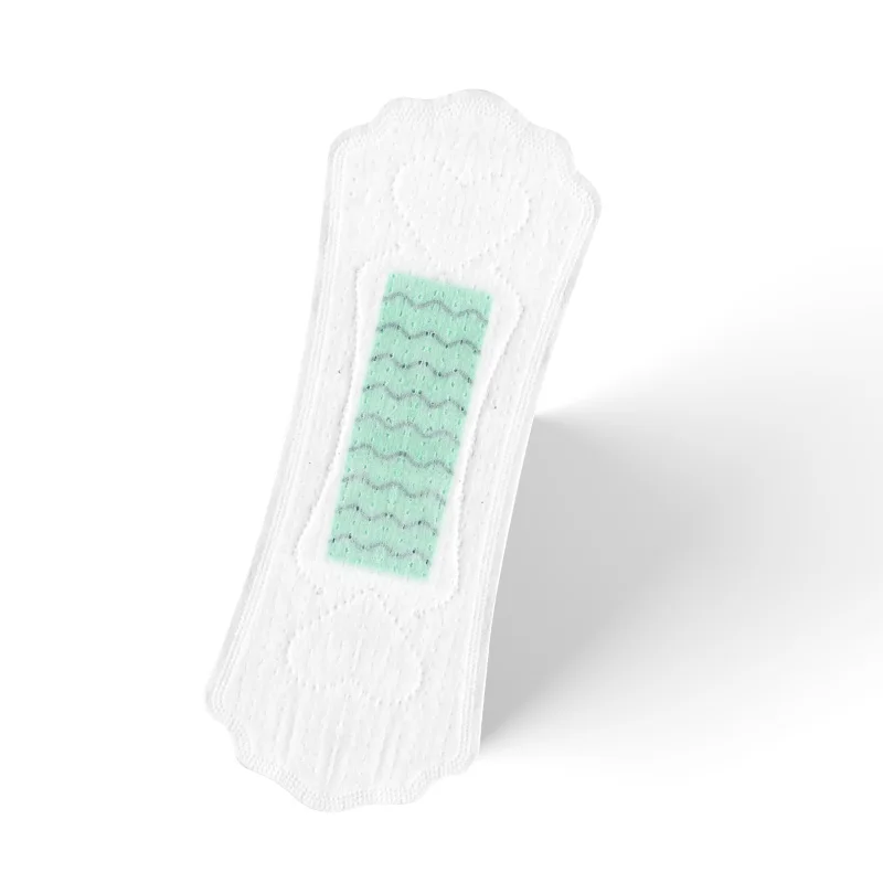 Popular Women No Fluorescent Agent Natural Anion Sanitary Napkin Pads Panty Liner