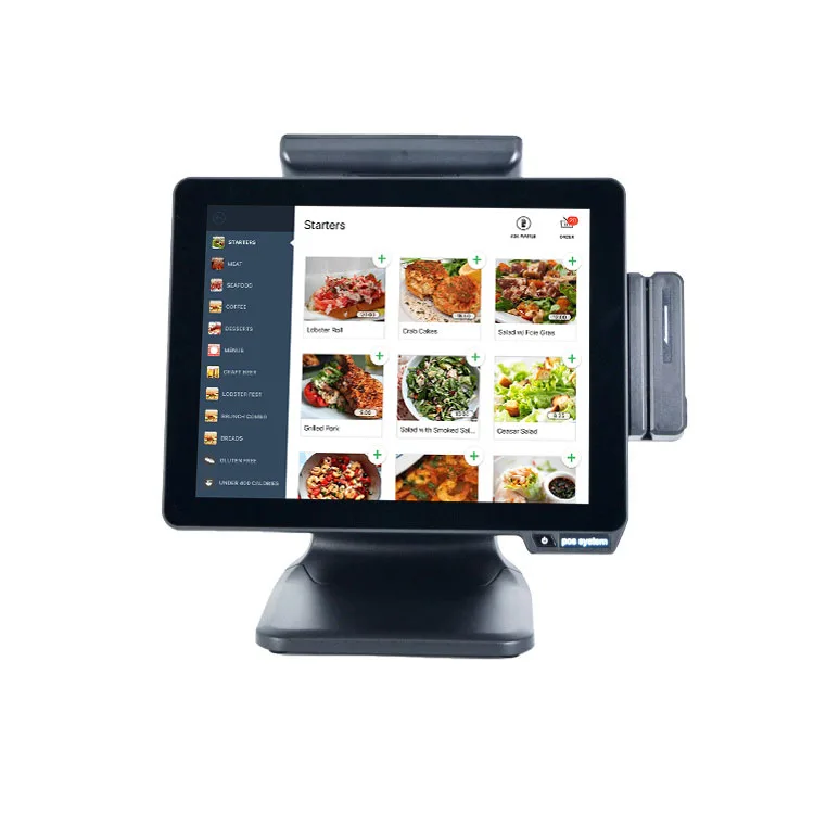 3years Warranty 15Inch Capacitive Touch All in One Epos System Pos Systems for Restaurant