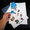 Glossy Vinyl Sticker Paper With Clear Backing