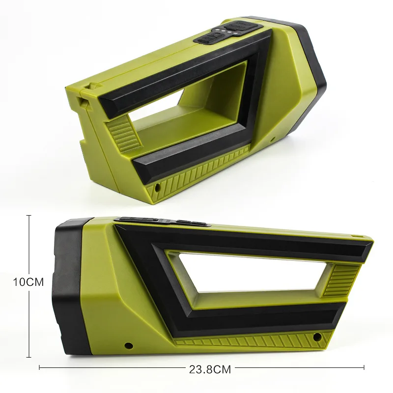 2022 New Design HandHeld Rechargeable LED COB Search Light Outdoor Portable Hunting Spotlight Flashlight Emergency Light factory