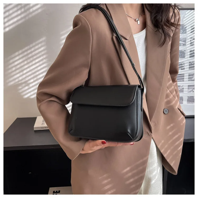 Pu New Fashionable And Popular Messenger Bag All-match One-shoulder ...