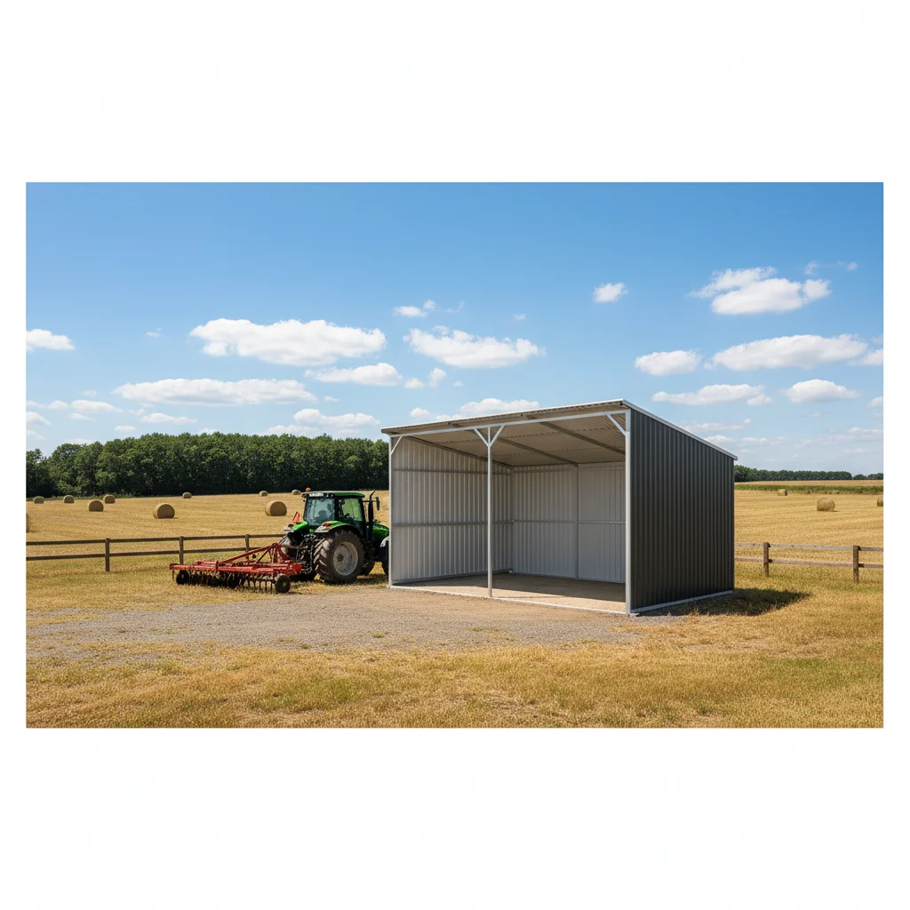 LS1912-H317 家畜用シェルター メタル馬小屋・キャメル用シェルター