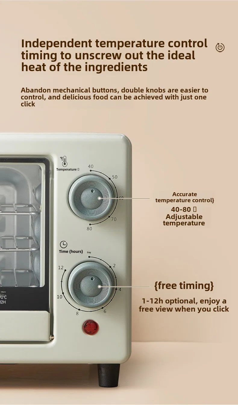 5-lagiger Lebensmitteltrockner für den Haushalt, intelligente Temperaturregelung, tragbares Design, gesunder Dörrapparat für den Haushalt aus Edelstahl – Detail 10