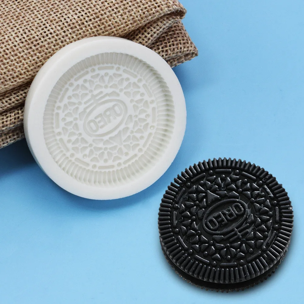 15g oreo cookie silicone mold for ice cream popsicle cake tools molds Ice Cube Molds Silicone mould Alibaba