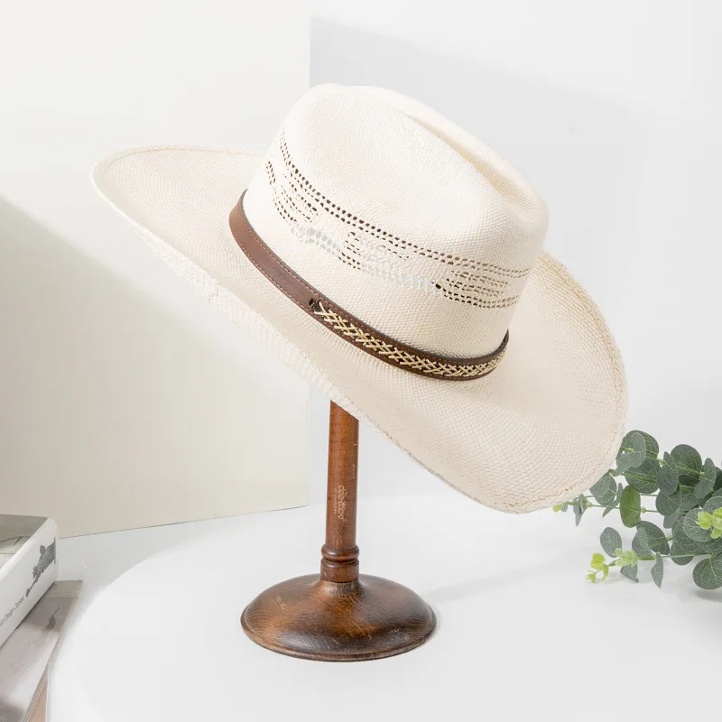 2024 Spring/Summer British Top Hat Unisex Sunshade Jazz Hat for Adults Casual Outdoor Beach Couple Hat for Men/Women's Top Hat