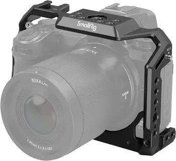 SmallRig Aluminum Alloy Cage for Nikon Z5 / Z6 / Z7 / Z6II / Z7II Camera with Built-in NATO Rail and Cold Shoe Mount for