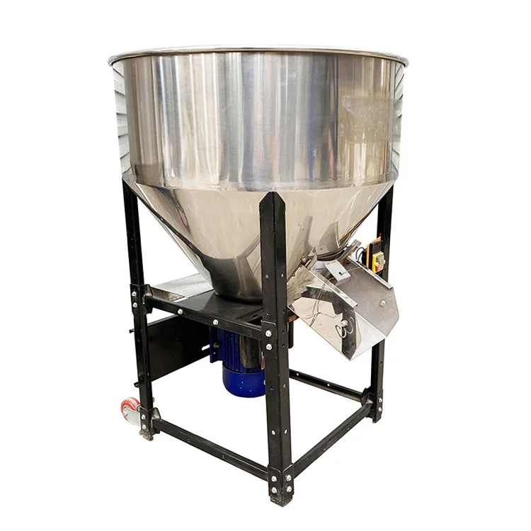 Grain Dry Seed Fish Feed Mixer Animal Poultry Feed Mixing Machine Food Coffee Powder Grain Mixer factory