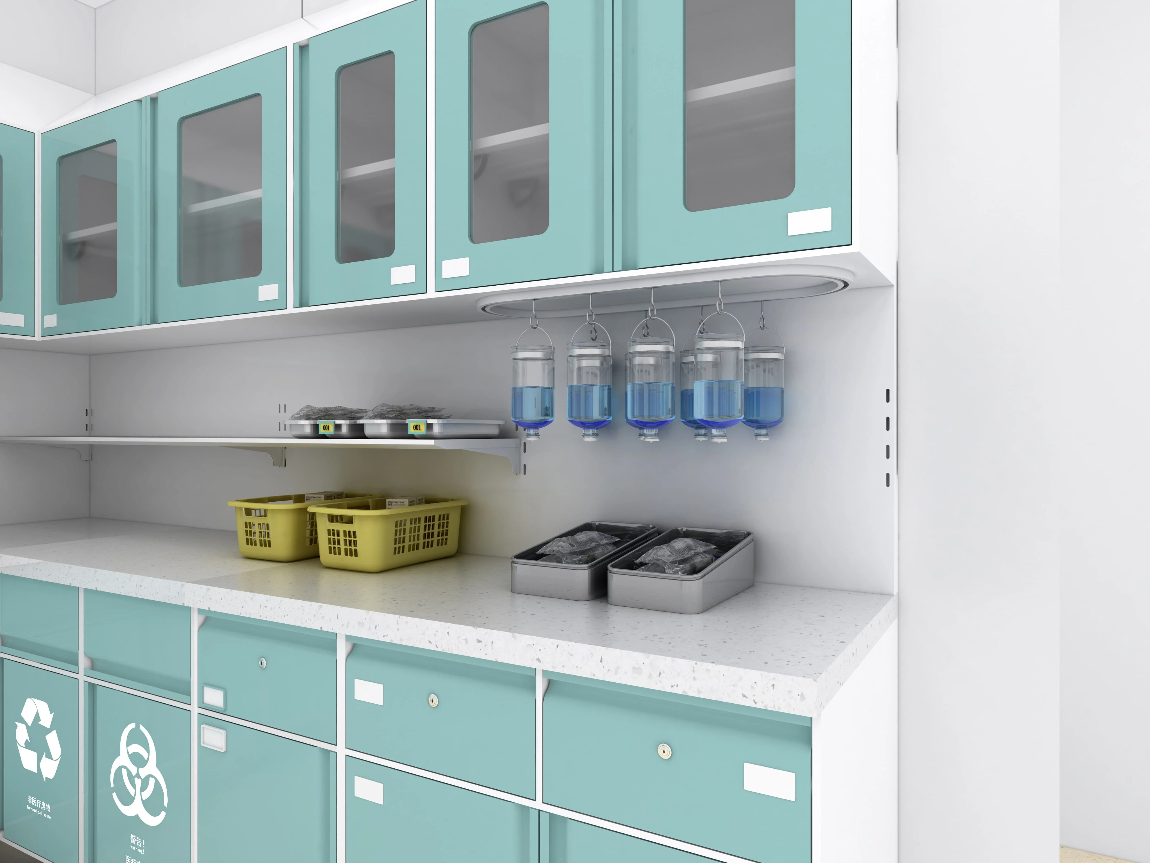Modern Dental Cabinets Furniture with Metal Construction Durable & Eco-Friendly Design for Home Office Use 6