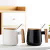 Noir + couvercle + cuillère + coffret cadeau