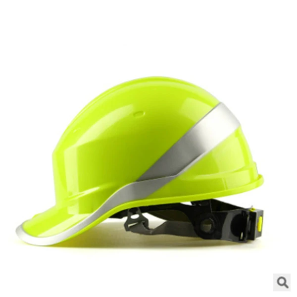 OEM White Pink Customized Engineering Construction Safety Helmet Hdpe Yellow Green With Sweat Bands