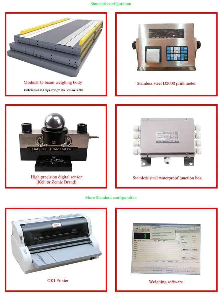 Lowcost 40ft Container Truck Scale 80 Tons Heavy Duty 100ton