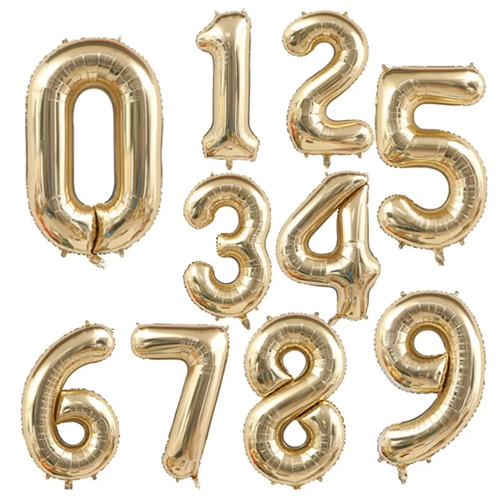 Palloncino Gigante Numero 4 (Quattro) - Rosso - Foto 14