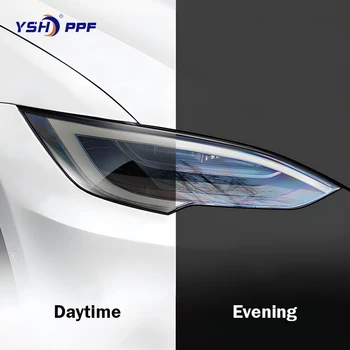 Wholesale 3 Layers Light Black Tpu Tint HeadLight films Car Lamp Protection film With Air Bubble Free