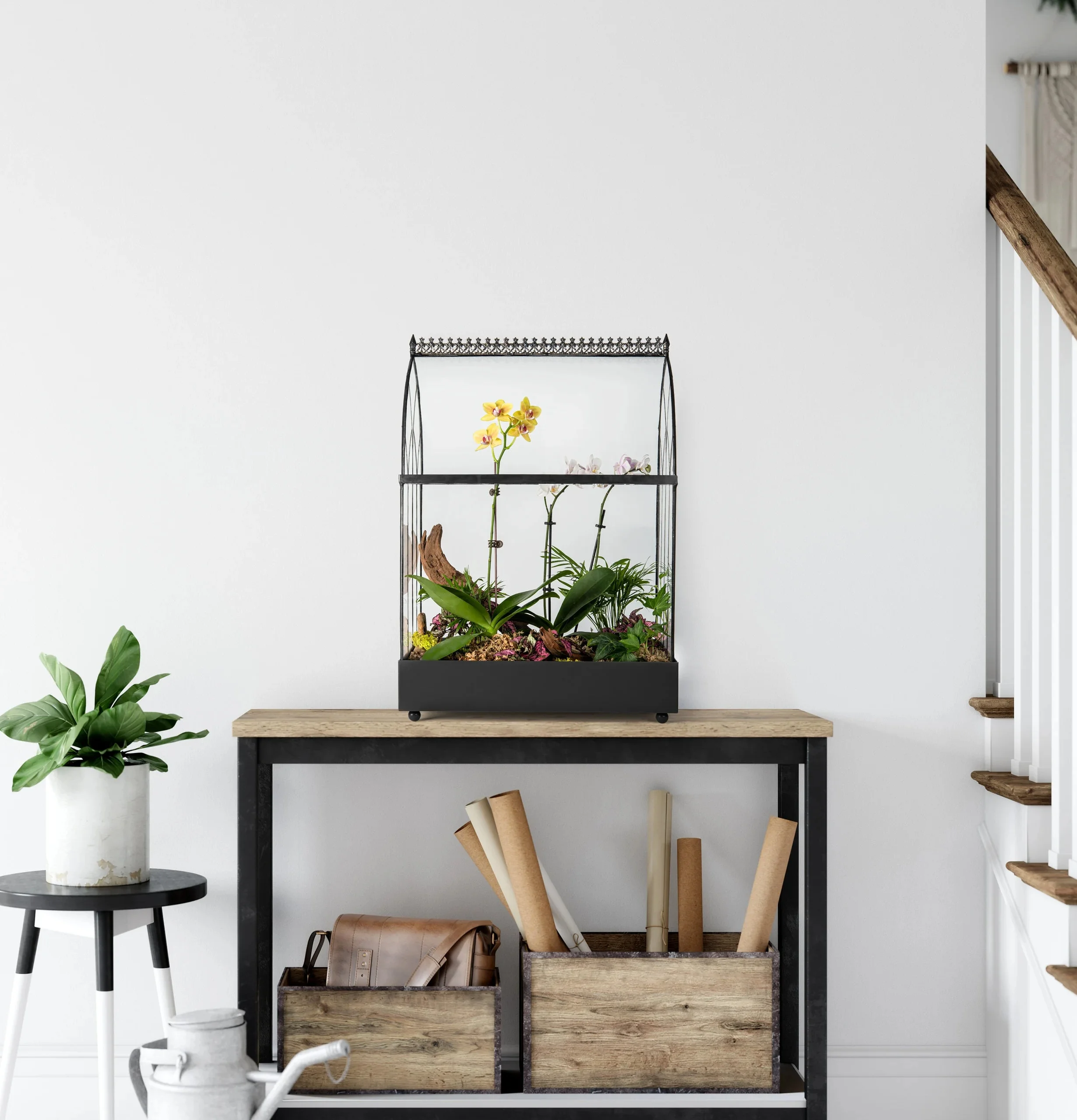 Extra Large Plant Terrarium Glass Containers Garden Kit Unique Gift Glass  for Succulent Plant Display Indoor Garden Floor Usage
