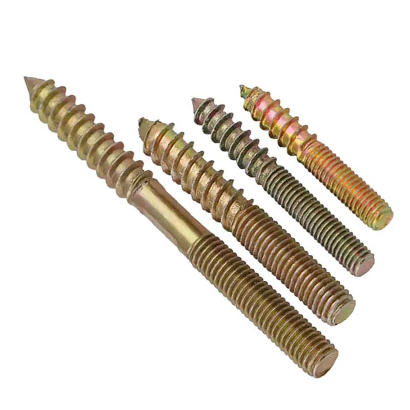 M3 M4 M5 M6 M8 M10 Wood To Metal Dowels Double Ended Threaded Furniture ...