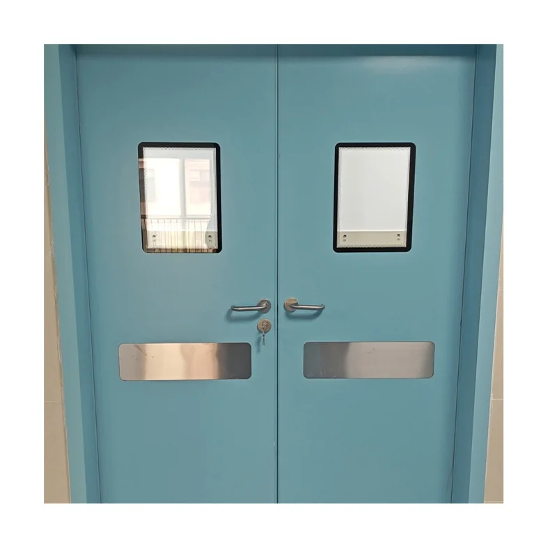 Airtight Interlock System Hospital Automatic Medical Door X Ray protection Lead Steel Door Hermetic Sliding Doors for Sale Oem