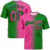 Verde lima y rosa