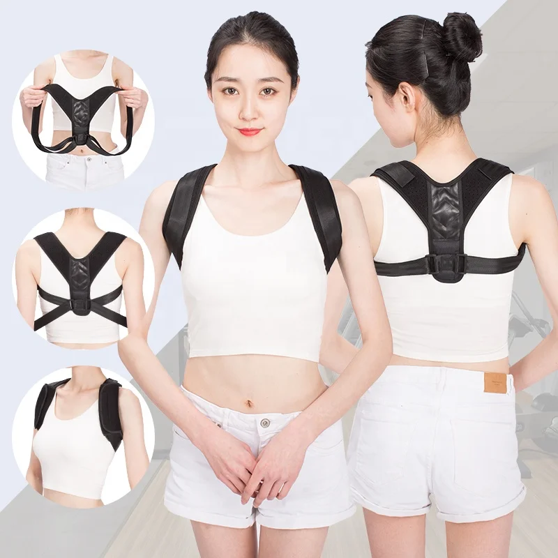 Posture Corrector Back Belt for Back Pain Upper Back Brace Corrector De Postura