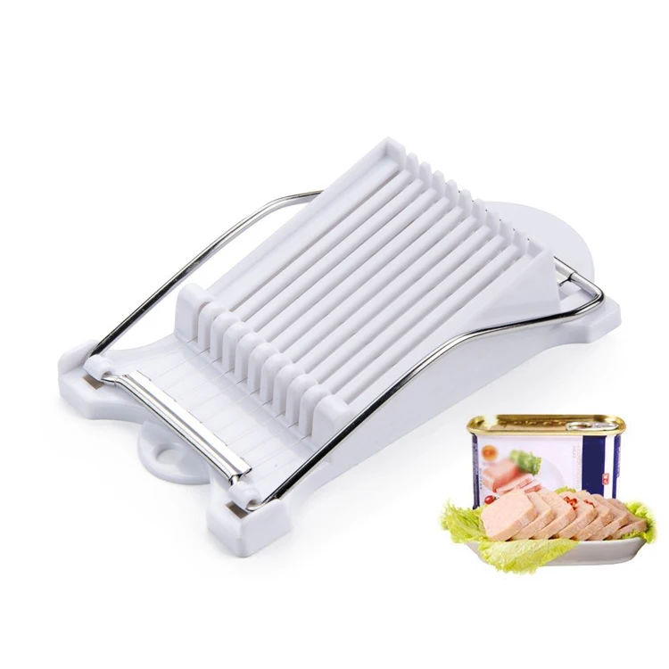 Multipurpose Luncheon Meat Spam Slicer Cuts 10 Slices Stainless