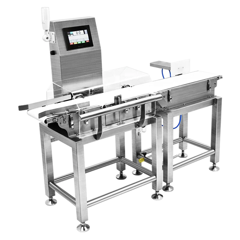 High Accuracy Food Package Automatic Fix Capsule Check Weigher Weighing Check Machine with Conveyor and Vibrating Plate