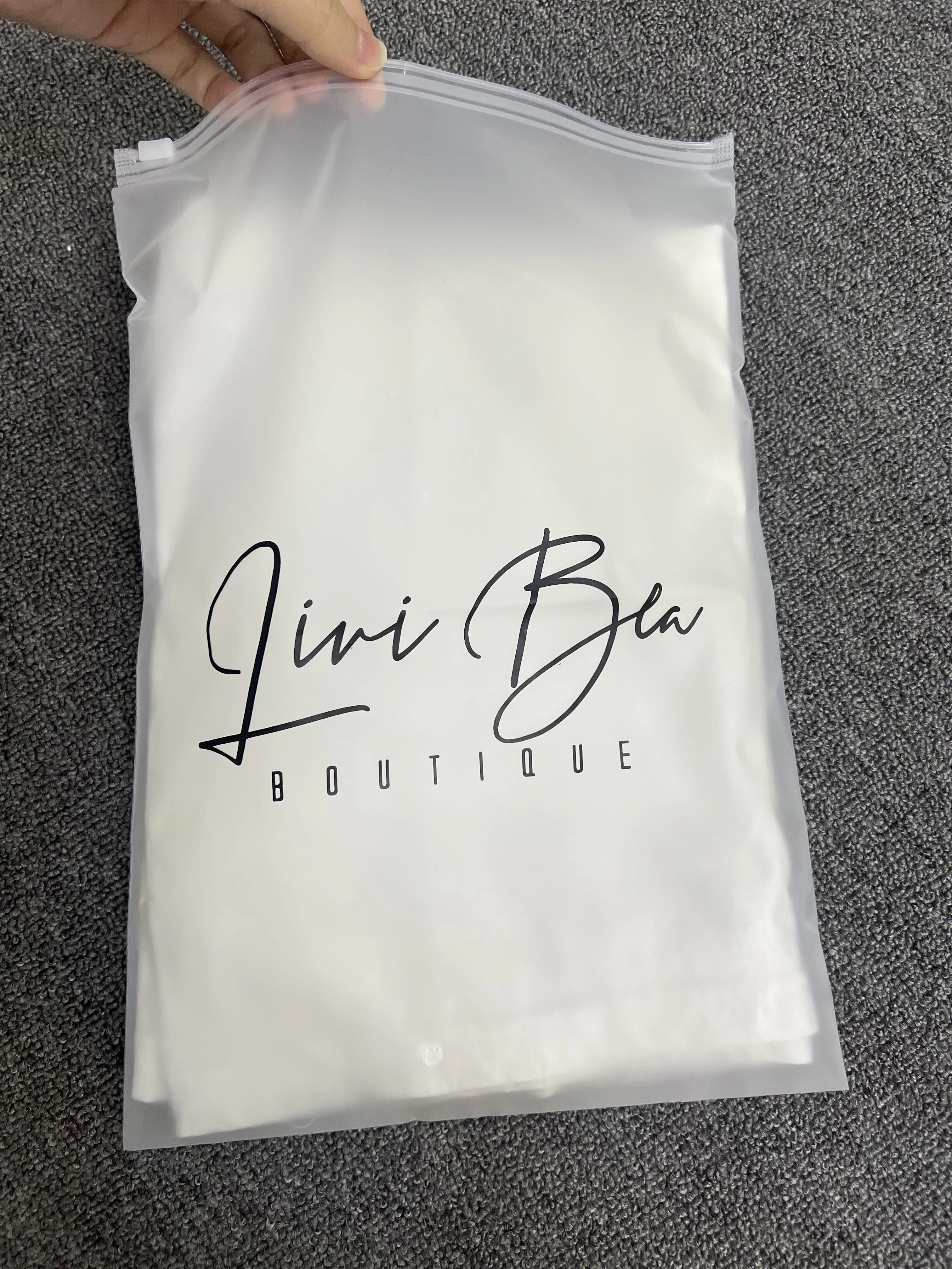 Custom Printing Plastic Poly Zip Lock Packaging Bags For Clothes Zipper ...