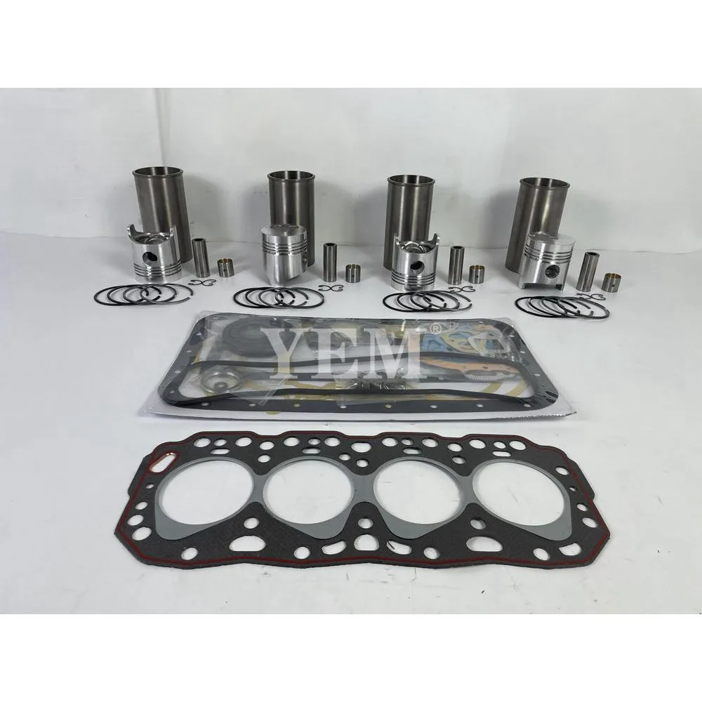 2J Engine Overhaul Kit With Full Gasket Set Piston Rings Set Liner for Toyota