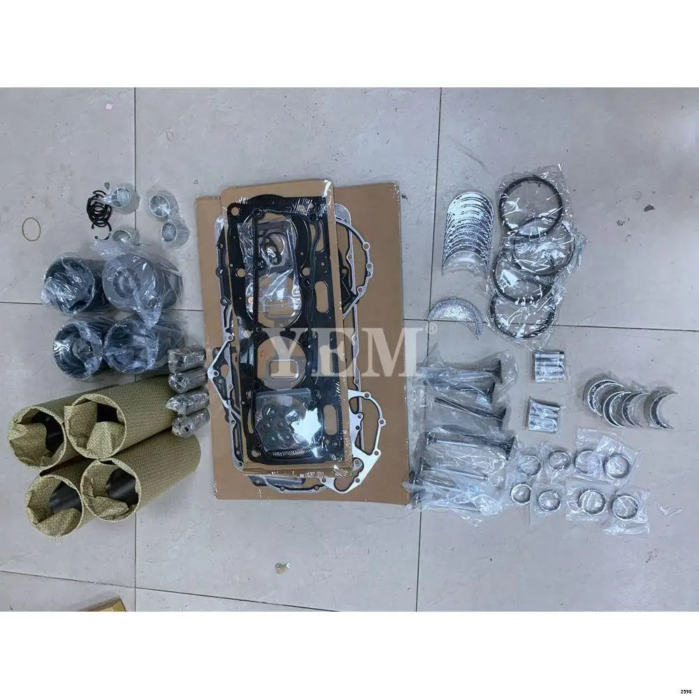3054C Rebuild Kit With Piston Ring Liner Cylinder Gasket Engine Valves Bearings Set for Caterpillar