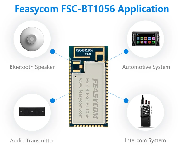 QCC5125 Bluetooth 5.1 Chipset Module With APTX HD And A2DP FSC-BT1026E  Manufacturers and Suppliers - Wholesale Products - FEASYCOM
