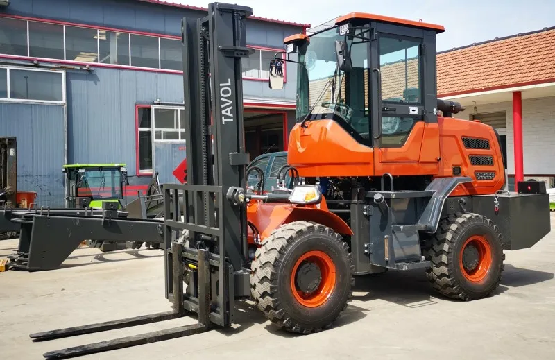 Off Road Rough Terrain Forklift Articulated 3.5 Ton 3.5t Diesel ...