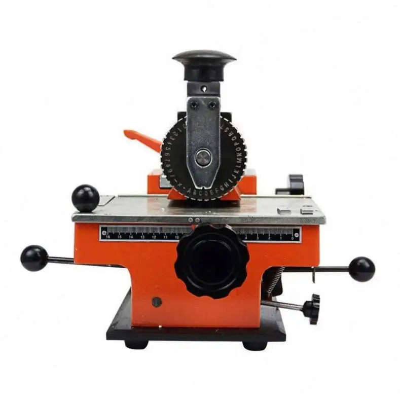TEBAK High Quality Multi-function Metal Marking Machine Name Plate Printer and Manual Marking Machine Engraving Machine