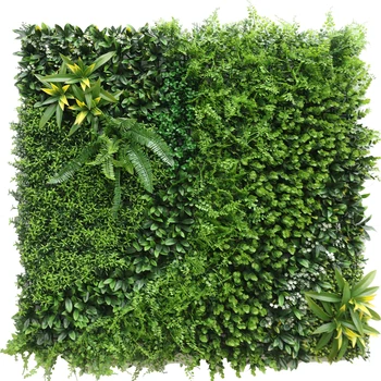 In Stock Factory directly Sale  Anti-UV artificial grass wall panels  boxwood hedge backdrop outdoor Faux Artificial Grass Wall
