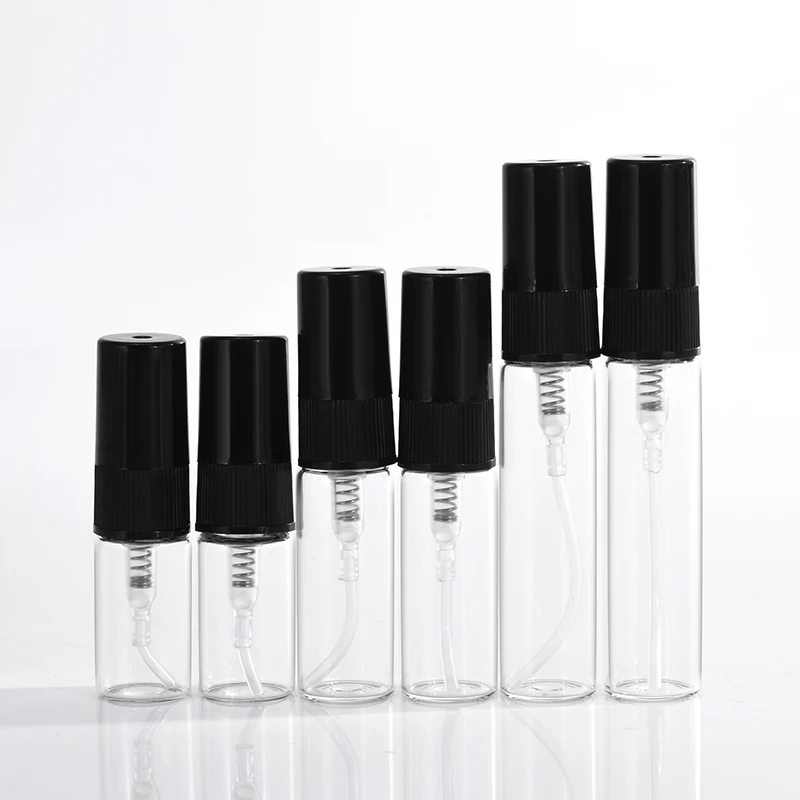 Wholesale Empty 2ml 3ml 5ml 10ml Fragrance Perfume Vial Tester Sample Glass Spray Bottles