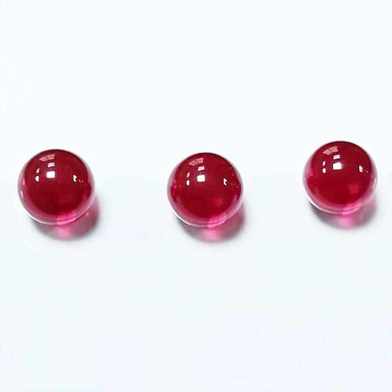 Ruby Smooth Round Balls Beads, 4mm To orders 5mm, Ruby Round Balls, Ruby Balls, Ruby Jewelry Making Gemstone Beads, 8 Inch Strand, Price Per Strand