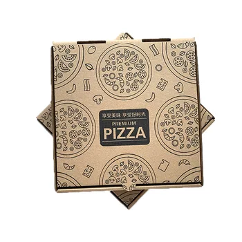 Cheap Custom Kraft Cardboard Food Packaging 16 Inch Pizza Boxes
