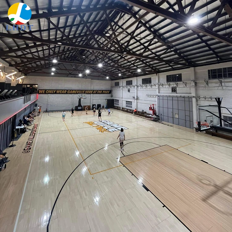 FIBA Maple Sports Wooden Flooring Interlocking Basketball Court for Indoor  Gyms Sports Court