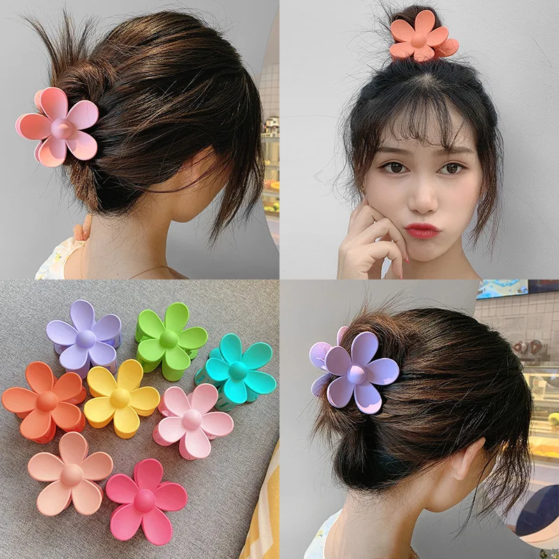 Yjl New Arrival Wholesale Candy Color Mini 7cm Large Matte Hair Claw ...
