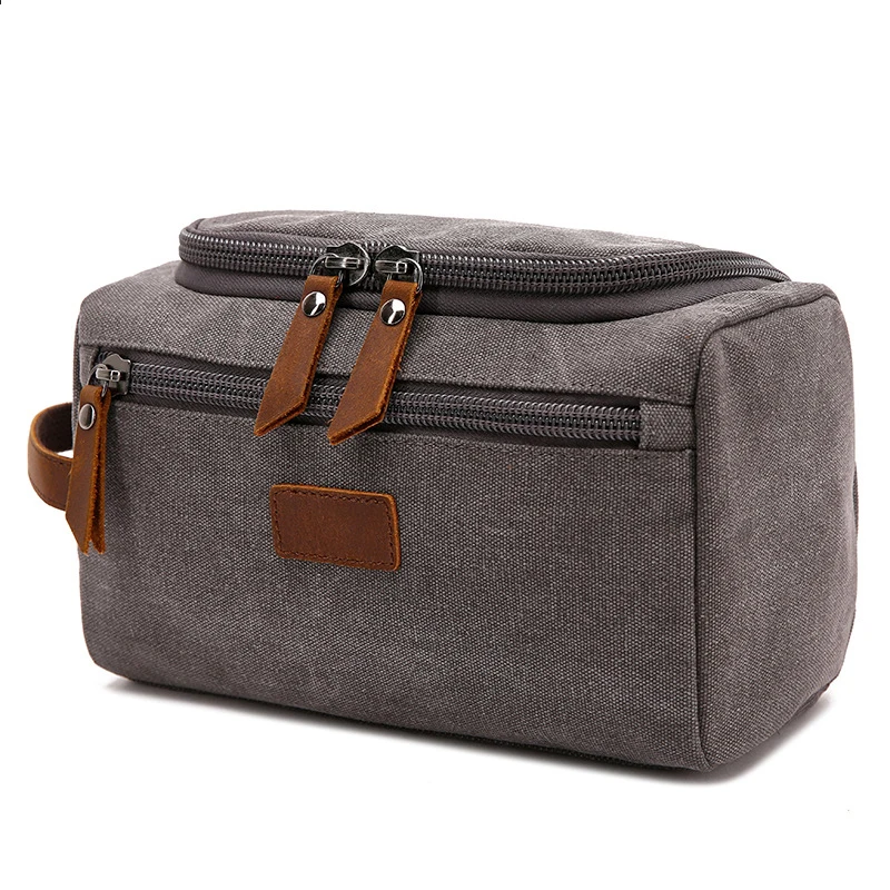 Retro leisure outdoor travel convenient wash bag handbag men's and women's business travel storage bag cosmetic bag