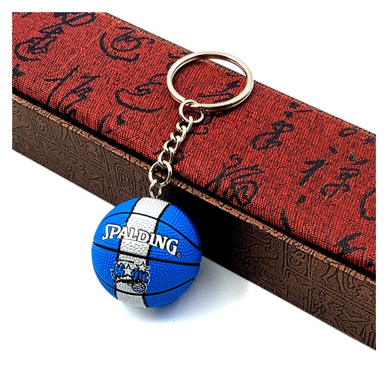 Hot Selling Basketball Keychain Sports Keyring Souvenirs Car Ornaments