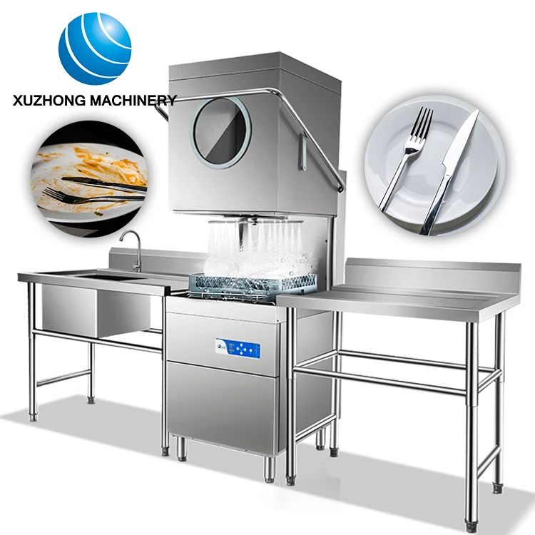 High Efficiency Commercial Restaurant Dishwasher Machine Kitchen