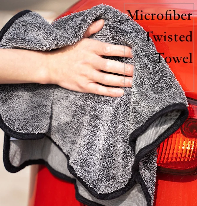 Microfiber Dry Twisted Loop Car Cleaner Seat Drying Cloth Towels