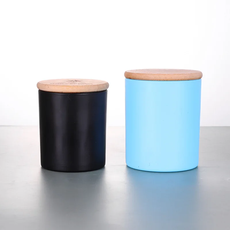 Clear Tumbler Candle Jar Empty Decorative Candle Jar  Elegant Candle Jar With Lid