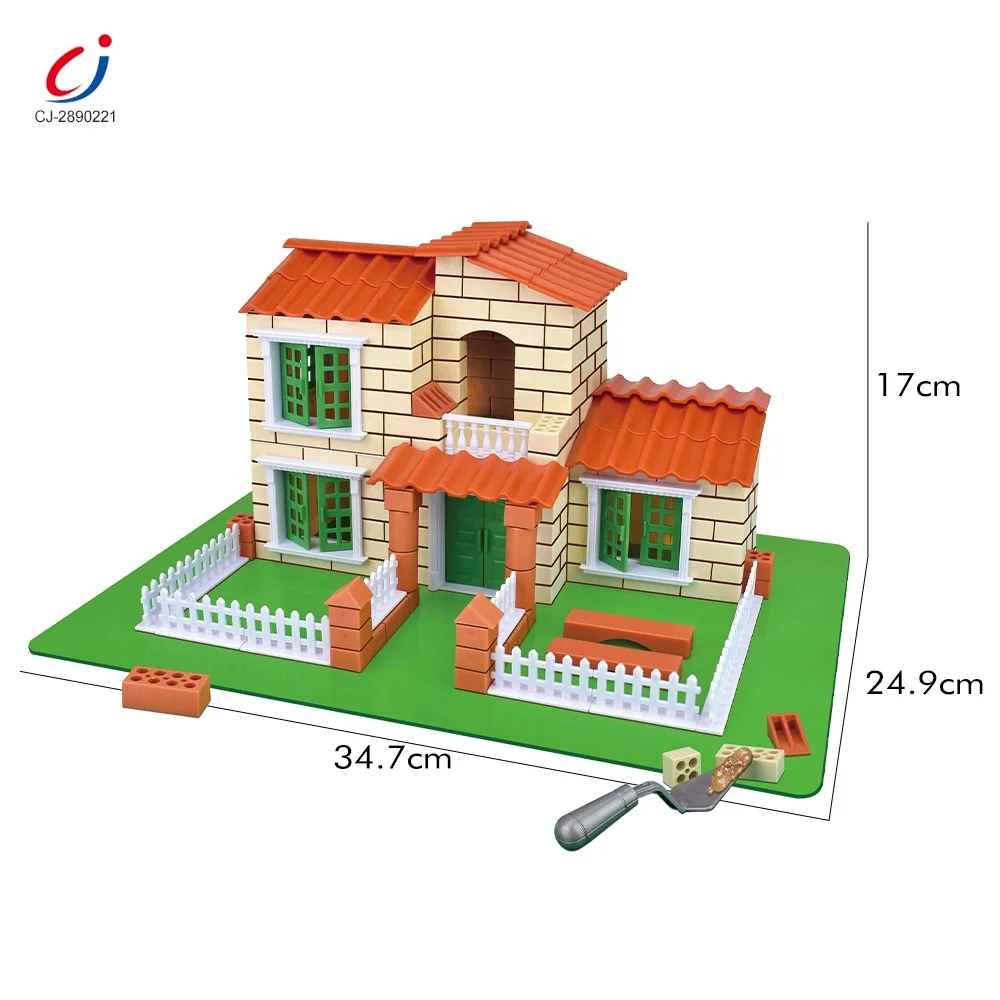 Chengji-bloques de construcción de Casa de juguete para niños
