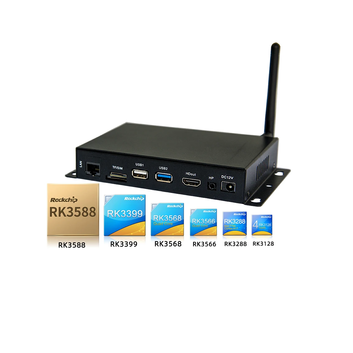 Industrial Android Arm Linux Ubuntu Embedded SIM 4G WIFI Rk3568 Rk3588 Processor 32g 64g 128g Mini Pc Computer