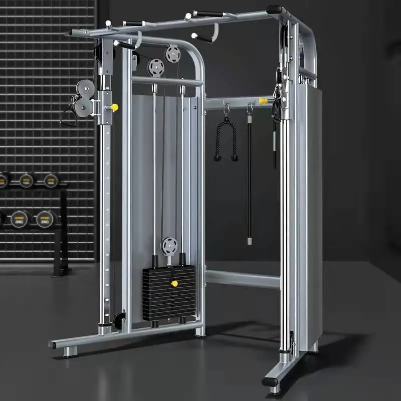 GANAS Fitness Equipment Multi Functional Multi Station Trainer Cable Crossover Smith Machine Machine for Gym