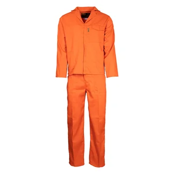 Customized Size Breathable Orange Conti Suit Overalls Lightweight Cotton Summer Industrial Workwear Coverall Suits For Men