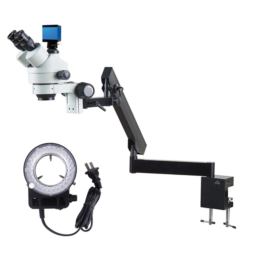 Trinocular Zoom Microscope with Camera Universe Stereoscopic Training Bonding Mosaic Phone Lens Usb Stereoscope Sale Stereoscope