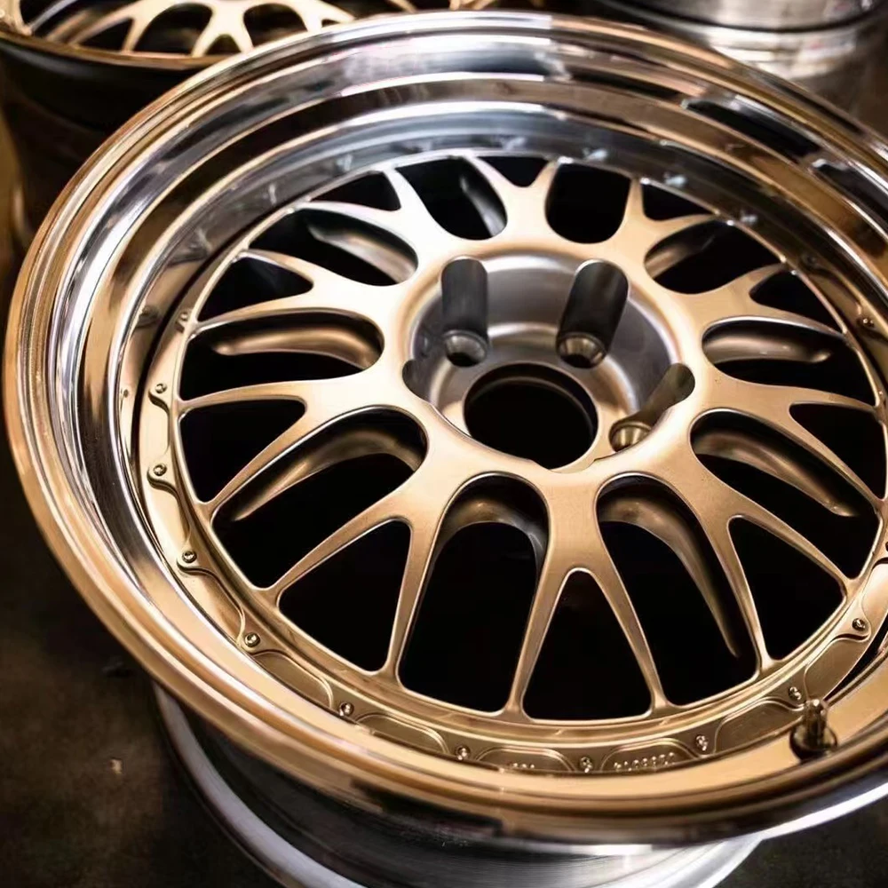 JZ Custom 3 Piece Forged Wheel Deep Lip Rims 17-22 Inch 5X130 Wheels Other Blank Racing for 997 997gt3 996 996gt3 993