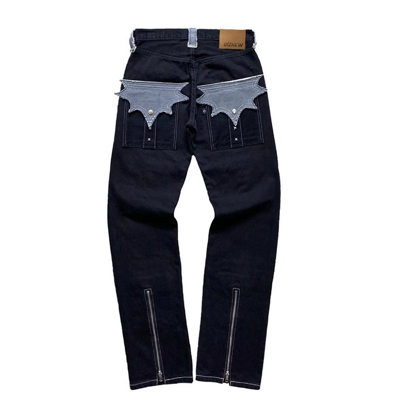 DiZNEW Factory Wholesale Custom High Quality Multi Pocket Stylish Jeans Pant For Men Jeans Pants For Men New Fashion details